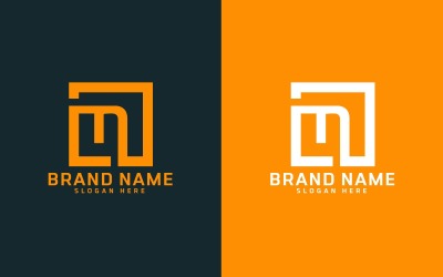 Neues Brand-N-Buchstaben-Logo-Design