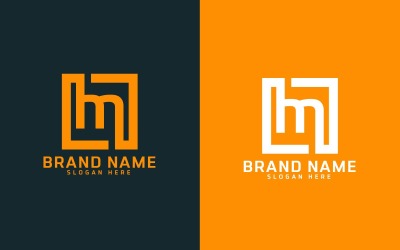 Neues Marken-M-Buchstaben-Logo-Design – Markenidentität