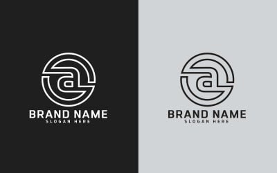 New Brand A letter Circle Shape Logo Design - Brand Identity