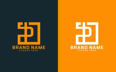 Nouvelle marque P lettre Logo Design - Identité de la marque