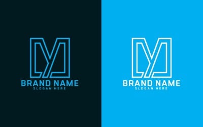 Nouvelle marque Y lettre Logo Design
