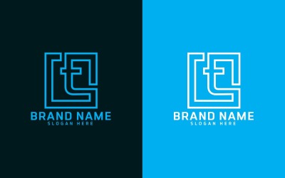 Новий творчий дизайн логотипу букви T