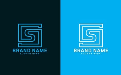 Nowy profesjonalny i nowoczesny projekt logo - tożsamość marki