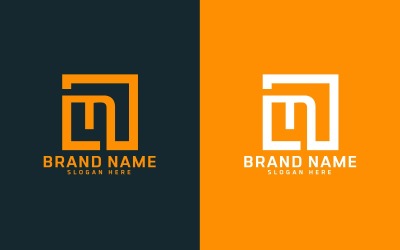Nuevo diseño de logotipo de letra N de marca