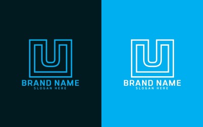 Projektowanie Logo litery U marki