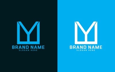 Varumärke Y-bokstav Logo Design - Brand Identity
