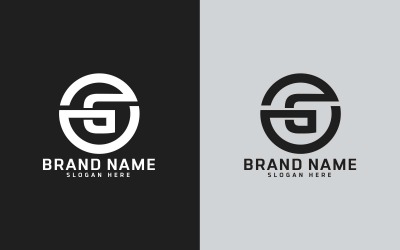 Merk G letter Circle Shape Logo Design - Merkidentiteit