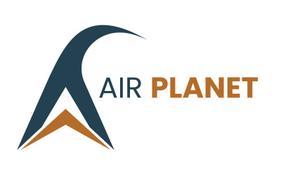 Air Planet logotyp mallar