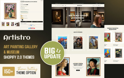 Artistro – Mehrzweck-Shopify 2.0 Responsive Theme für Kunst, Malerei und Kunsthandwerk