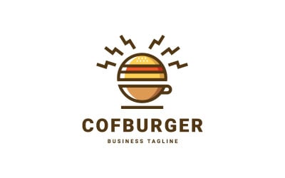 Modèle de Logo Café &amp;amp; Burger