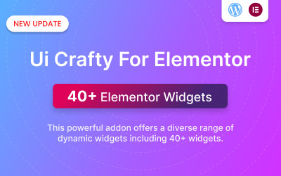 Module complémentaire Ui Crafty pour Elementor
