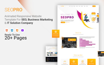 SPRO - Plantilla de sitio web HTML de servicios SEO