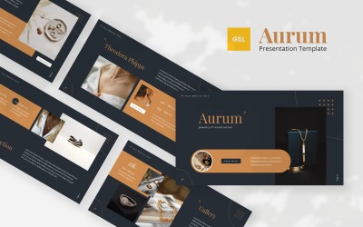 Aurum - Modello di presentazione Google per fascia di gioielli