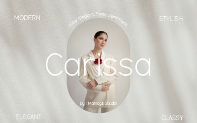 Carissa - 优雅 - 无衬线 - 字体