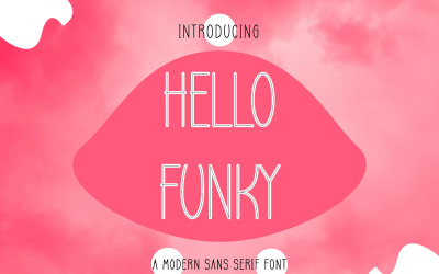 Hallo Funky - Modern - Sans Serif - Lettertype