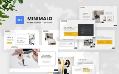 Minimalo — Минимальный шаблон Keynote портфолио
