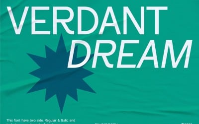Verdant Dream - Sans Serif Font
