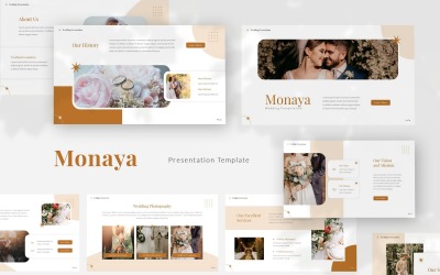 Monaya — Düğün Powerpoint Şablonu