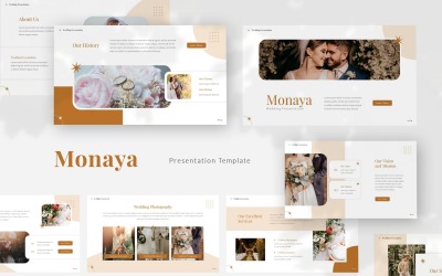 Monaya — Powerpoint-mall för bröllop