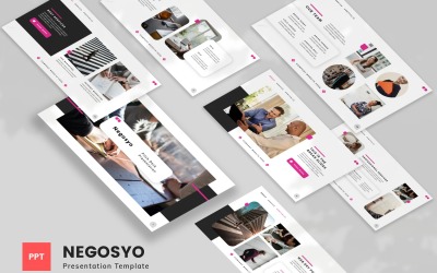 Negosyo — Modelo de Powerpoint de apresentação de argumento de venda