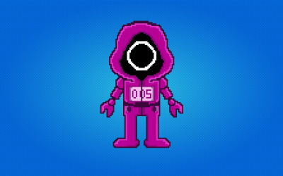Pixel art- jogo de lula robô
