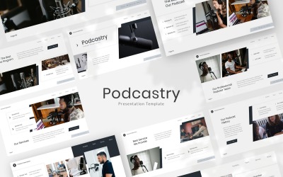Podcasty — szablon prezentacji Google podcastów
