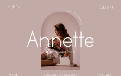 Annette - Elegant - Шрифт без засечек