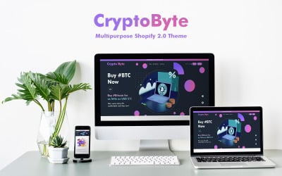 CryptoByte - Crypto, Cyber Security, Finance Management shopify theme