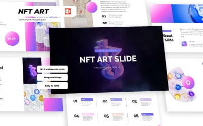 NFT ART - 商业 NFT PowerPoint 演示模板