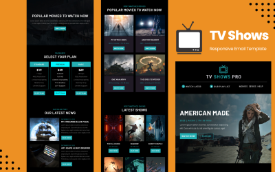 Programas de TV – Modelo de E-mail Responsivo