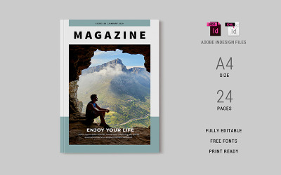 Szablon magazynu podróżniczego 02