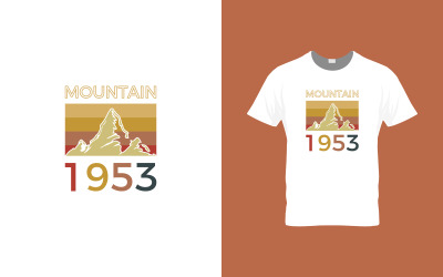 Typografische T-Shirt-Design-Illustration