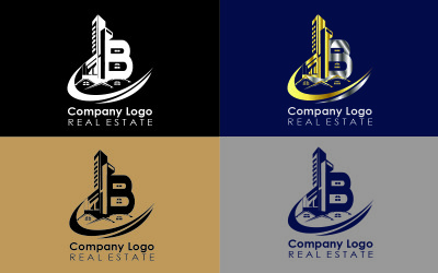 Onroerend goed bedrijfslogo - nieuw logo