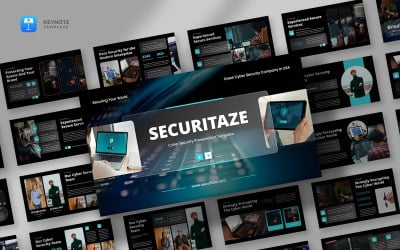 Securitaze - Plantilla de Keynote de Seguridad Cibernética