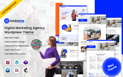 Instame - Digital Marketing Agency WordPress-tema