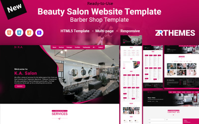 KA - Websitesjabloon Schoonheidssalon