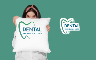 Modello di logo dentale Delta