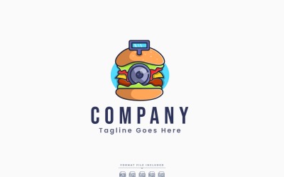 Burger Food Logo šablony Design