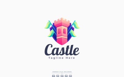 Création de modèle de logo de château