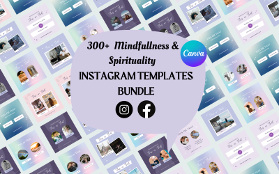 300+ Mindfulness &amp;amp; Spirituality Instagram Templates |
