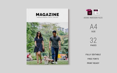 Modello di rivista multiuso