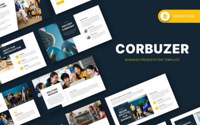 Corbuzer - Modello di diapositiva Gogle aziendale