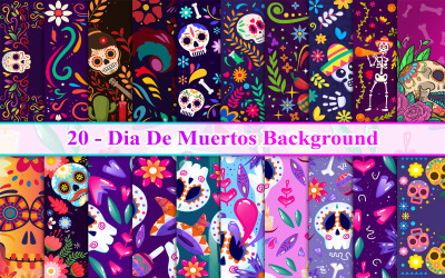 Dia de Muertos, Tag der Toten Hintergrund, Dia de Muertos Hintergrund