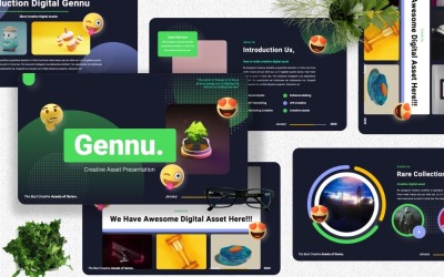 Gennu — kreatywny szablon Digital Powerpoint