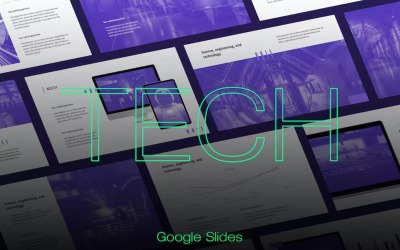 Noch – Tech Business Google Slides-Vorlage