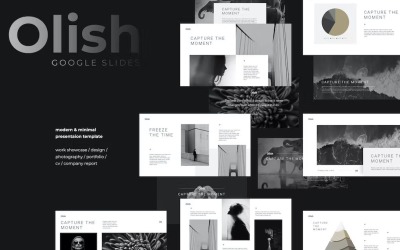 OLISH – Elegante und minimalistische Google Slides