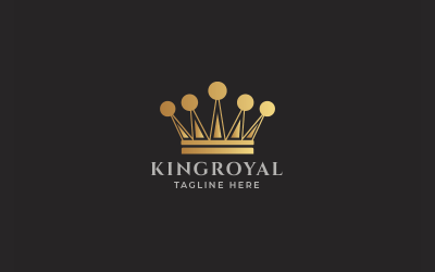 Plantillas de logotipo King Royal Pro