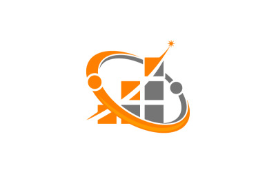Innovatieve bedrijfsstrategie logo sjabloon