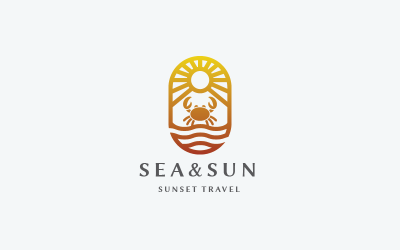 Sea and Sun Pro logó sablon