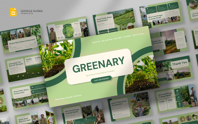Greenary - Modello di presentazione Google per l&amp;#39;agricoltura
